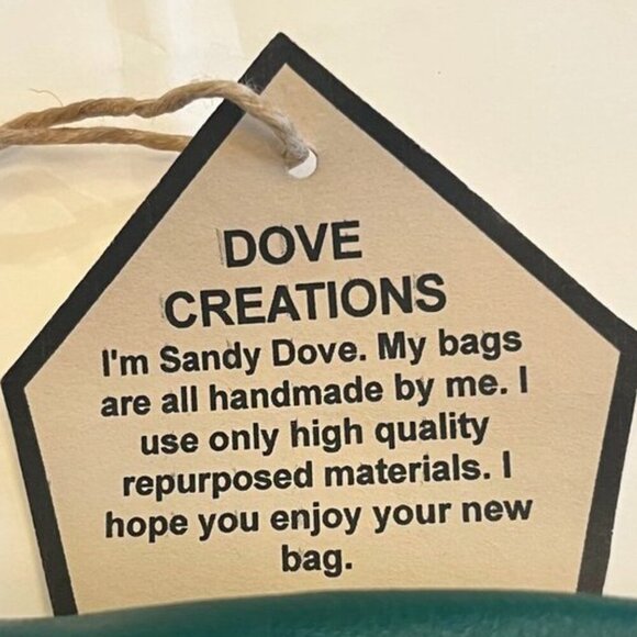 Handmade Crossbody Bag Repurposed Material NWT - Picture 6 of 8